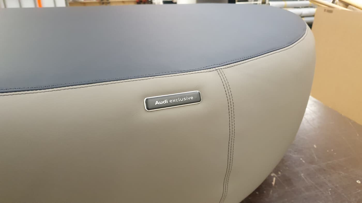 Audi-exclusive Ledermöbel, Detailaufnahme